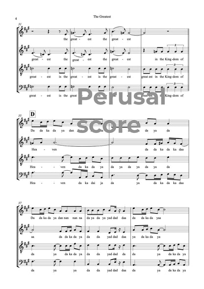 The Greatest SATB